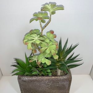 HAND CRAFTED Artificial QUALITY Succulents - DbyG Exclusive - Custom Design